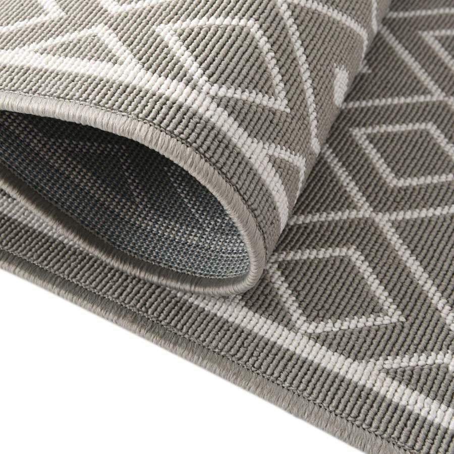 Unique Loom Outdoor Rugs - Outdoor Trellis Scandinavian 9x12 Rectangular Rug Gray