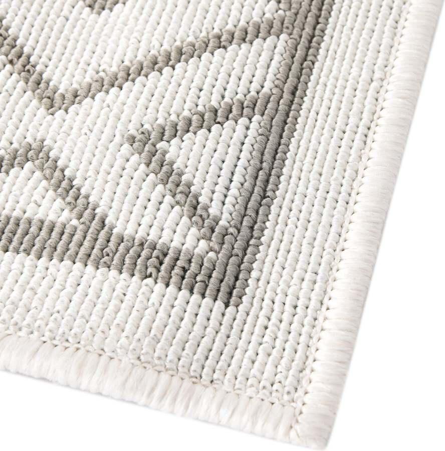 Unique Loom Outdoor Rugs - Outdoor Trellis Scandinavian 9x12 Rectangular Rug Ivory