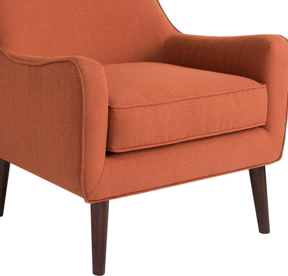 Olliix.com Accent Chairs - Oxford Mid-Century Accent Chair Burnt Orange