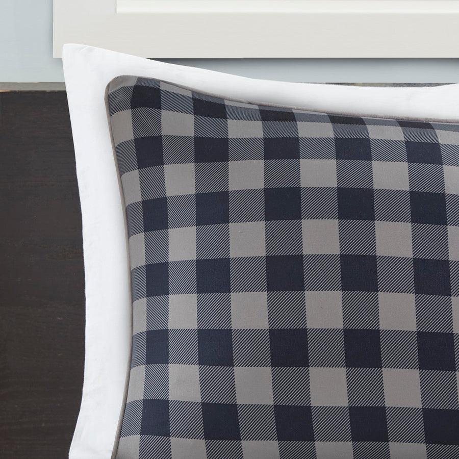 Olliix.com Comforters & Blankets - Oxford Twin/Twin XL Reversible Comforter Set Navy