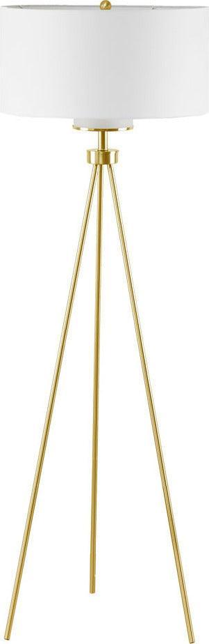 Olliix.com Floor Lamps - Pacific Tripod Floor Lamp Gold