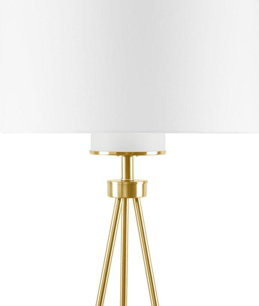 Olliix.com Floor Lamps - Pacific Tripod Floor Lamp Gold