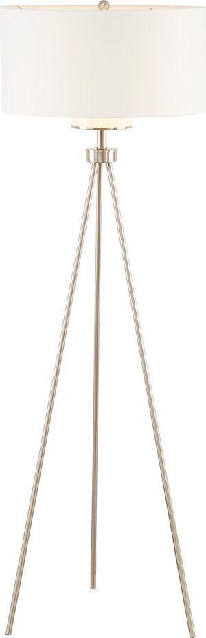 Olliix.com Floor Lamps - Pacific Tripod Floor Lamp Silver