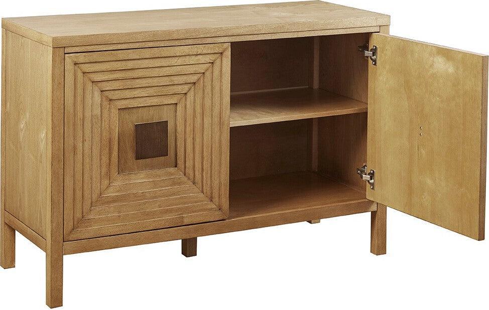 Olliix.com Cabinets & Wardrobes - Paige 2-Door Accent Cabinet with Adjustable Shelves