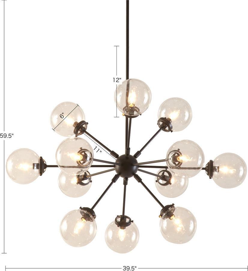 Olliix.com Ceiling Lights - Paige Chandelier Antique Bronze