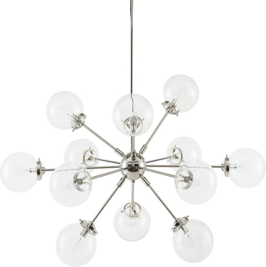 Olliix.com Ceiling Lights - Paige Chandelier Silver