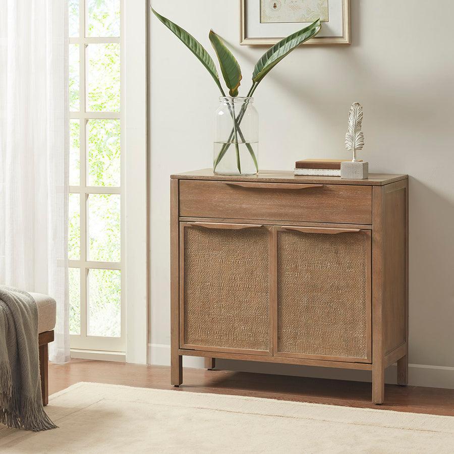 Olliix.com Chest of Drawers - Palisades 2 Door Woven Accent Chest Natural