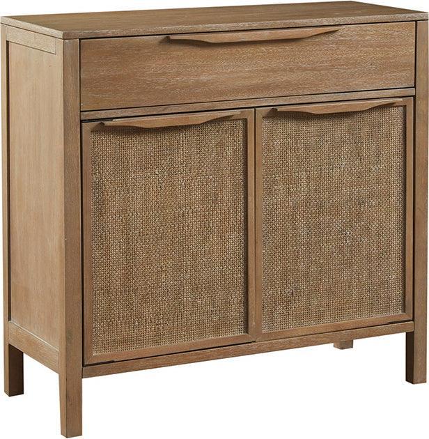 Olliix.com Chest of Drawers - Palisades 2 Door Woven Accent Chest Natural