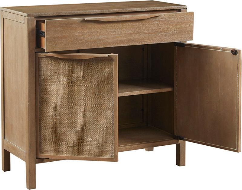 Olliix.com Chest of Drawers - Palisades 2 Door Woven Accent Chest Natural