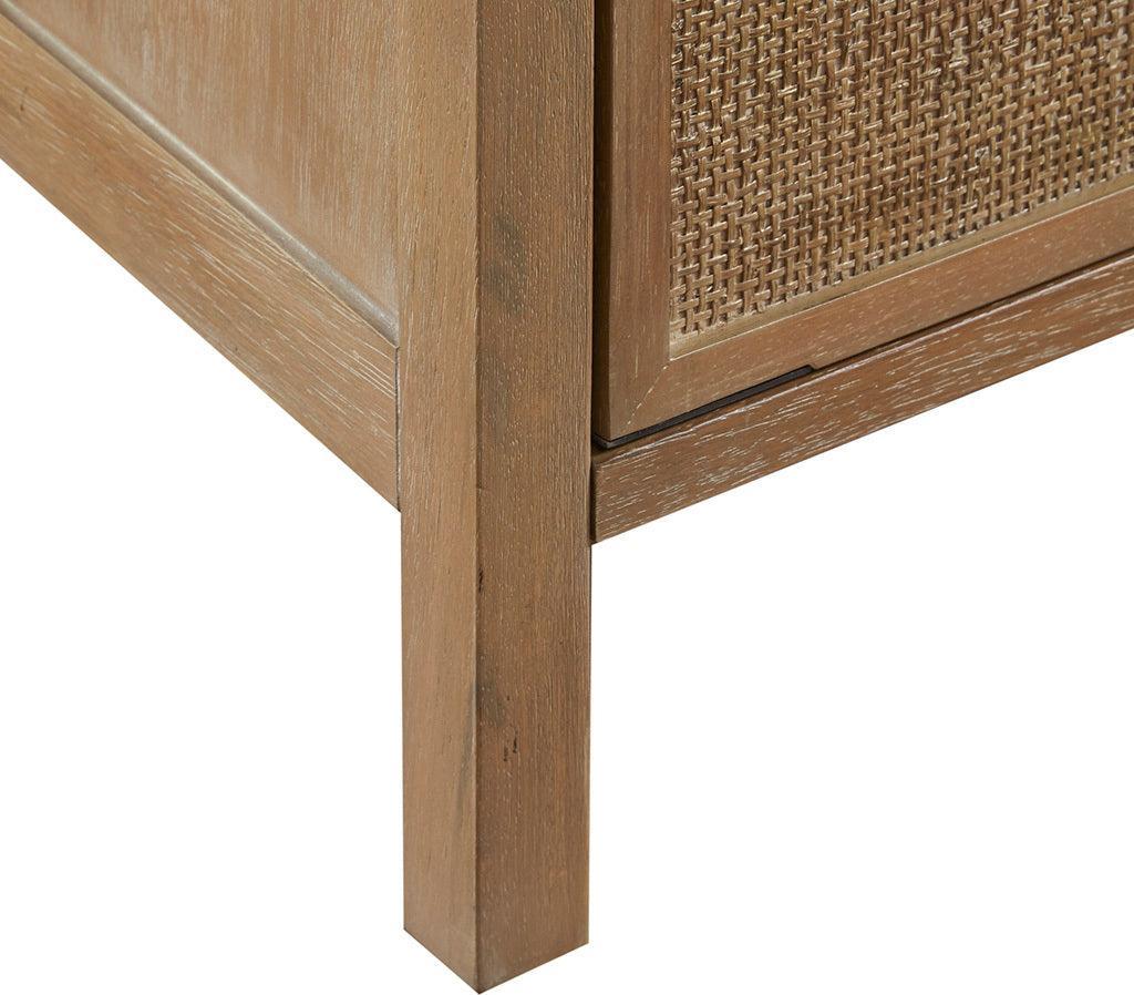 Olliix.com Chest of Drawers - Palisades 2 Door Woven Accent Chest Natural