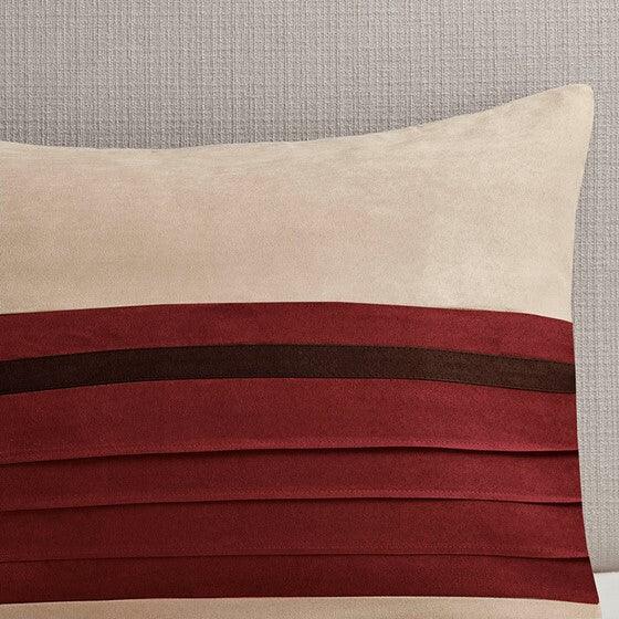 Olliix.com Bedding - Palmer Comforter Queen Red