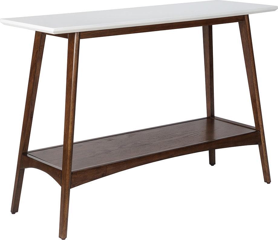 Olliix.com Consoles - Parker Console Off-White & Pecan