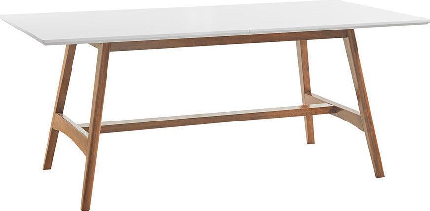 Olliix.com Dining Tables - Parker Dining Table Off-White & Pecan