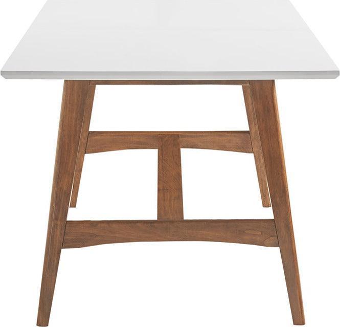 Olliix.com Dining Tables - Parker Dining Table Off-White & Pecan