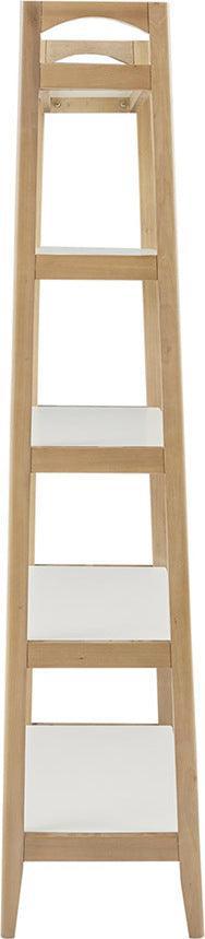 Olliix.com Bookcases & Display Units - Parker Shelf / Bookcase Off-White & Natural