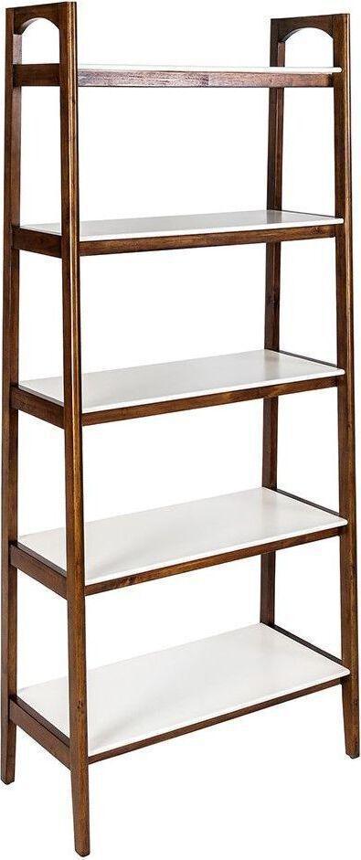 Olliix.com Shelves - Parker Shelf Off White & Pecan