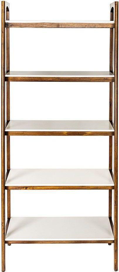 Olliix.com Shelves - Parker Shelf Off White & Pecan