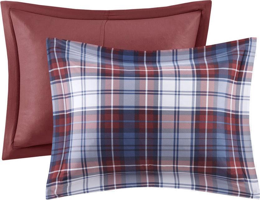 Olliix.com Comforters & Blankets - Parkston 3M Full/ Queen Comforter Set Red
