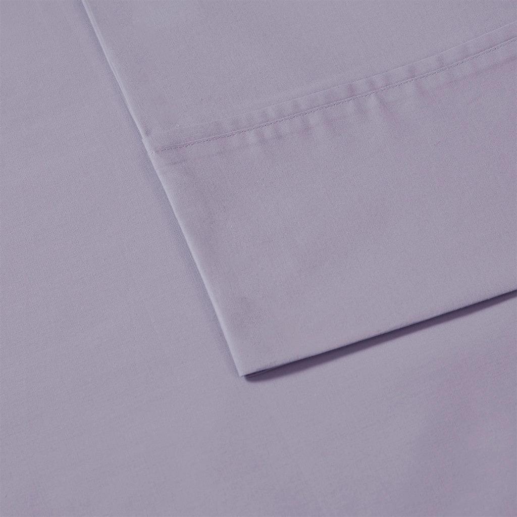 Olliix.com Sheets & Sheet Sets - Peached Percale Full Sheet Set Purple