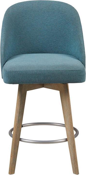 Olliix.com Barstools - Pearce Bar Stool with Swivel Seat Blue