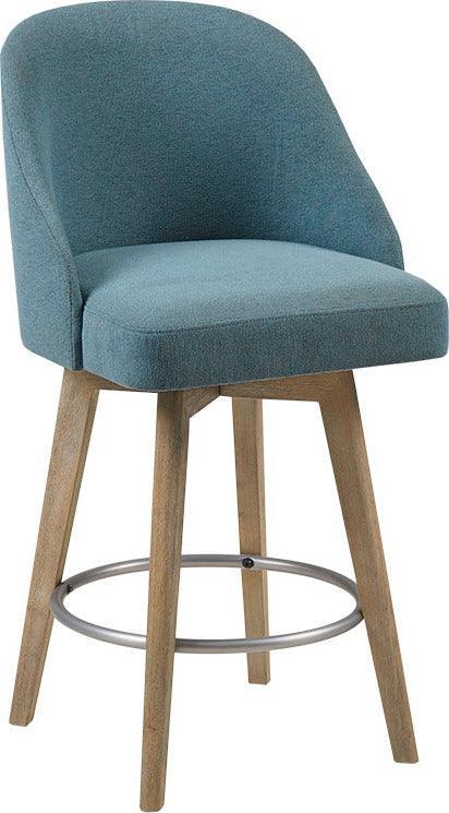 Olliix.com Barstools - Pearce Bar Stool with Swivel Seat Blue