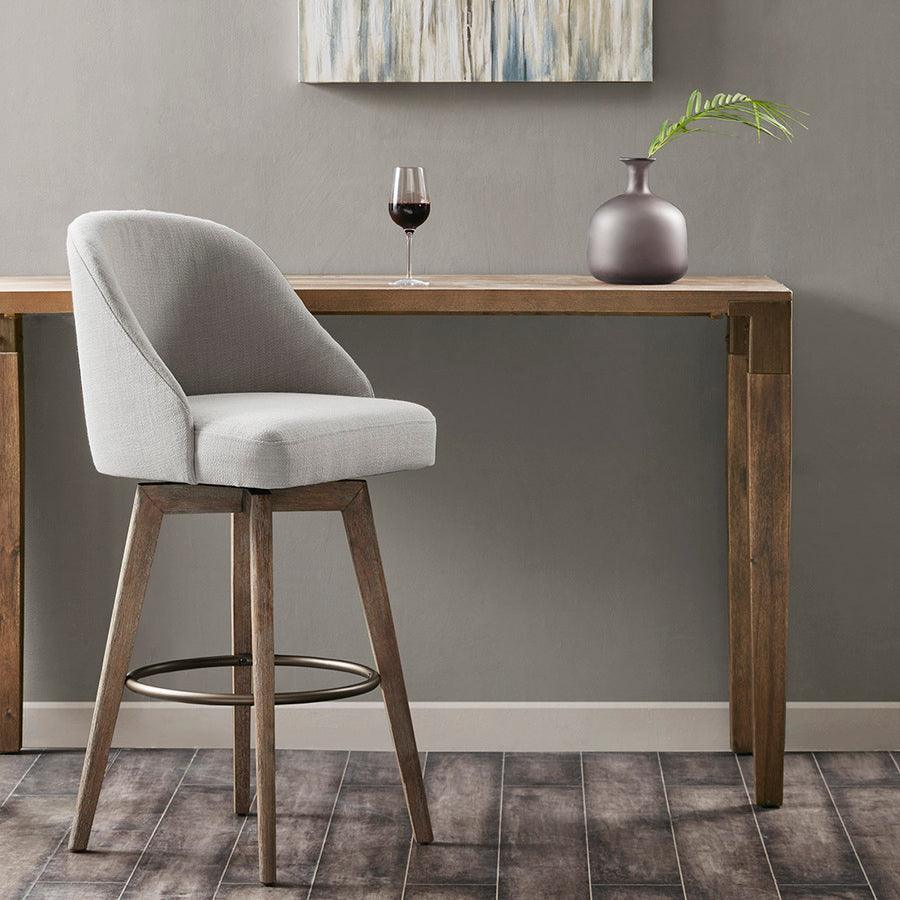 Olliix.com Barstools - Pearce Bar Stool with Swivel Seat Gray