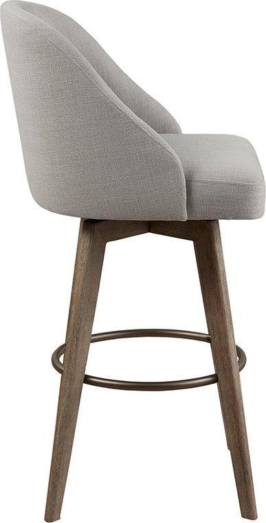 Olliix.com Barstools - Pearce Bar Stool with Swivel Seat Gray