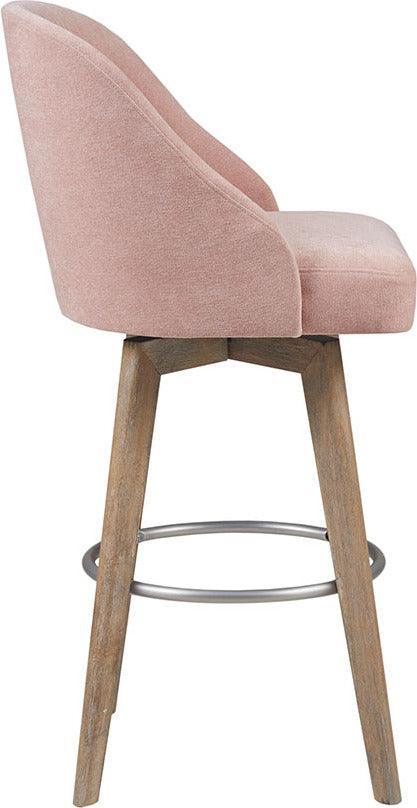 Olliix.com Barstools - Pearce Bar Stool with Swivel Seat Pink