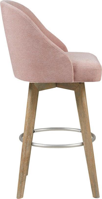 Olliix.com Barstools - Pearce Counter Stool With Swivel Seat Pink