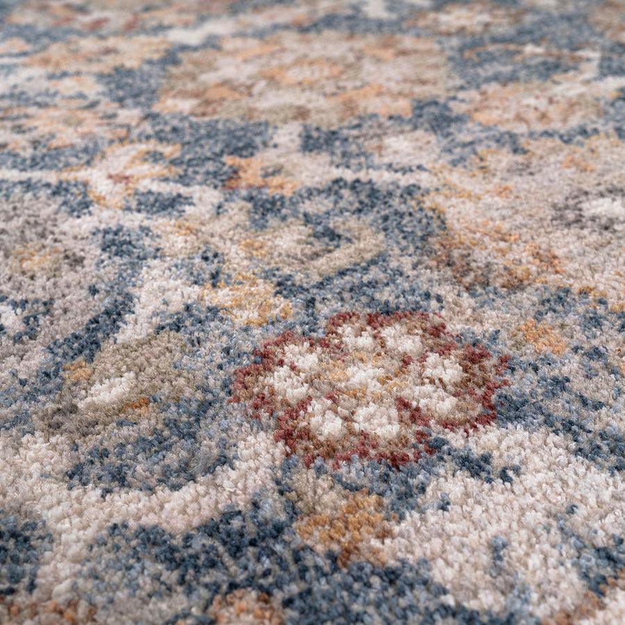 Olliix.com Indoor Rugs - Persian Bordered Traditional Woven Area Rug Blue|Red MP35-8053