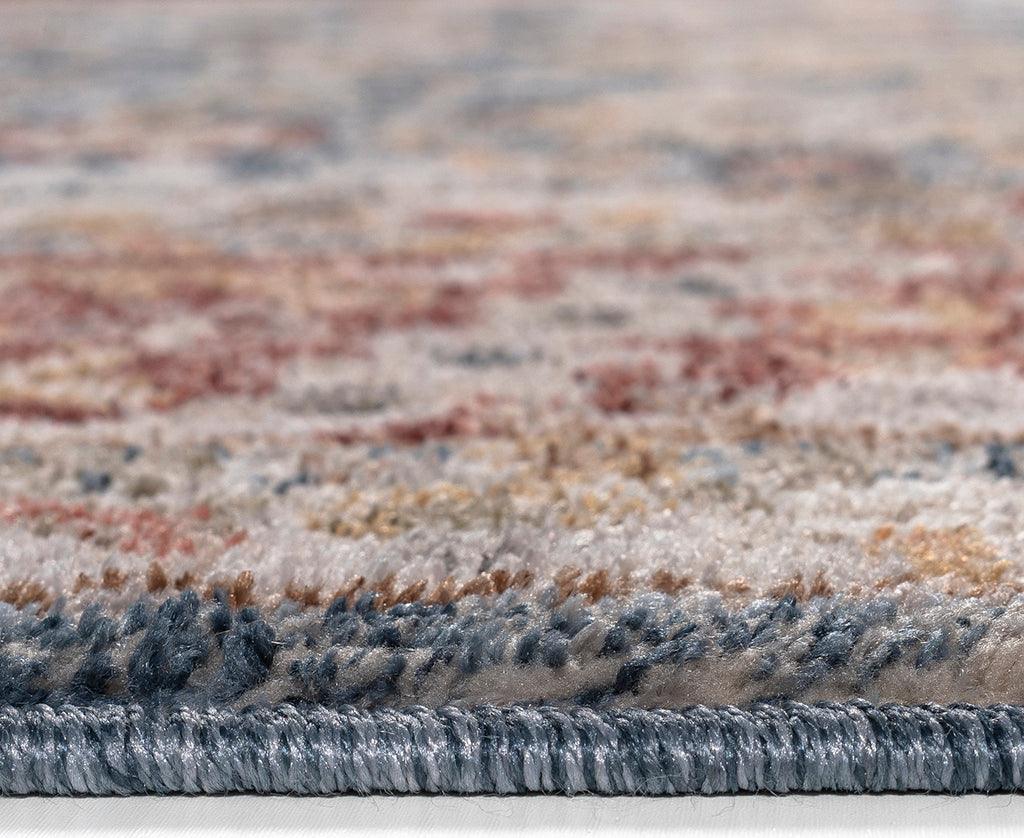 Olliix.com Indoor Rugs - Persian Bordered Traditional Woven Area Rug Blue|Red MP35-8053