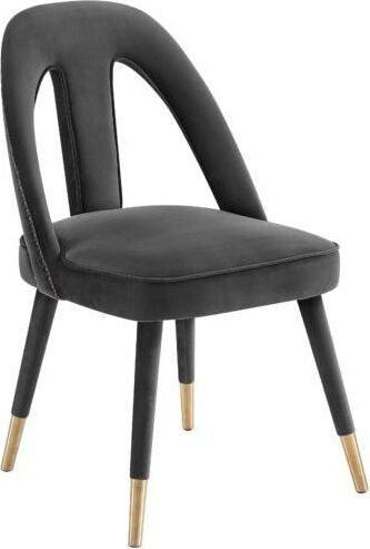 Tov Furniture Dining Chairs - Petra Dining Chair Dark Gray