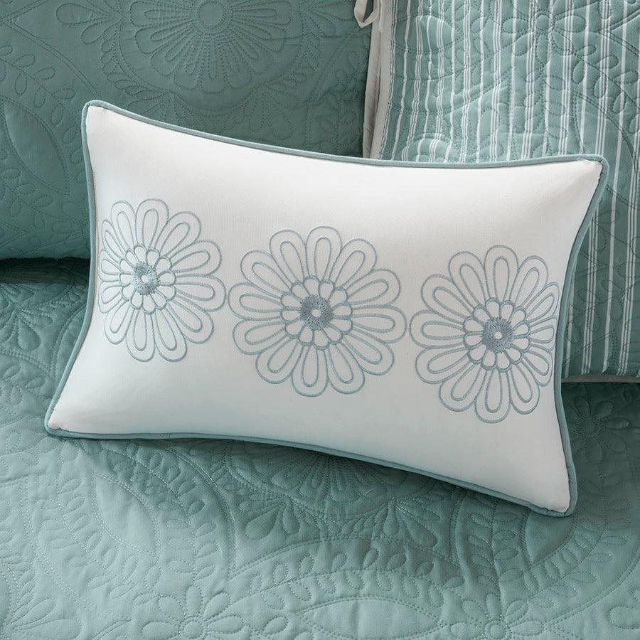 Olliix.com Comforters & Blankets - Peyton Daybed 6 Piece Reversible Daybed Cover Set Blue