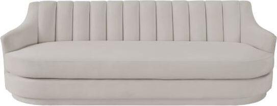 Tov Furniture Sofas & Couches - Peyton Velvet Sofa Light Grey