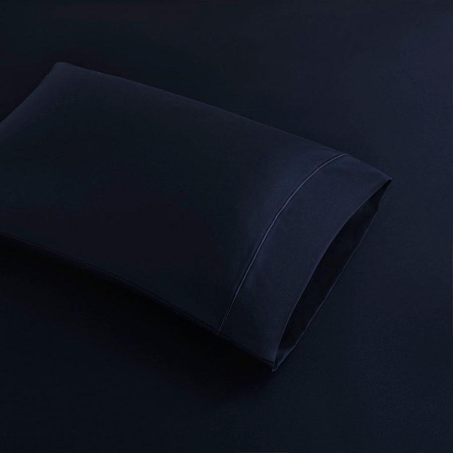 Olliix.com Sheets & Sheet Sets - Pima Cotton Sheet Set Navy MP20-8002