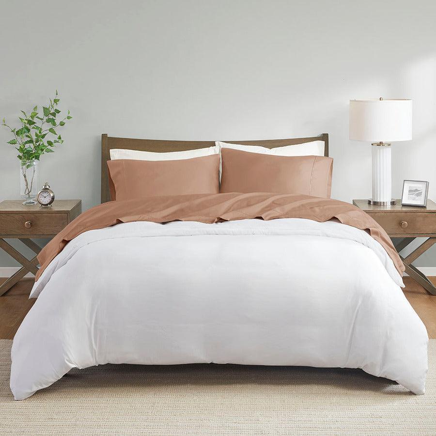 Olliix.com Sheets & Sheet Sets - Pima Cotton Sheet Set Rose Gold MP20-8003