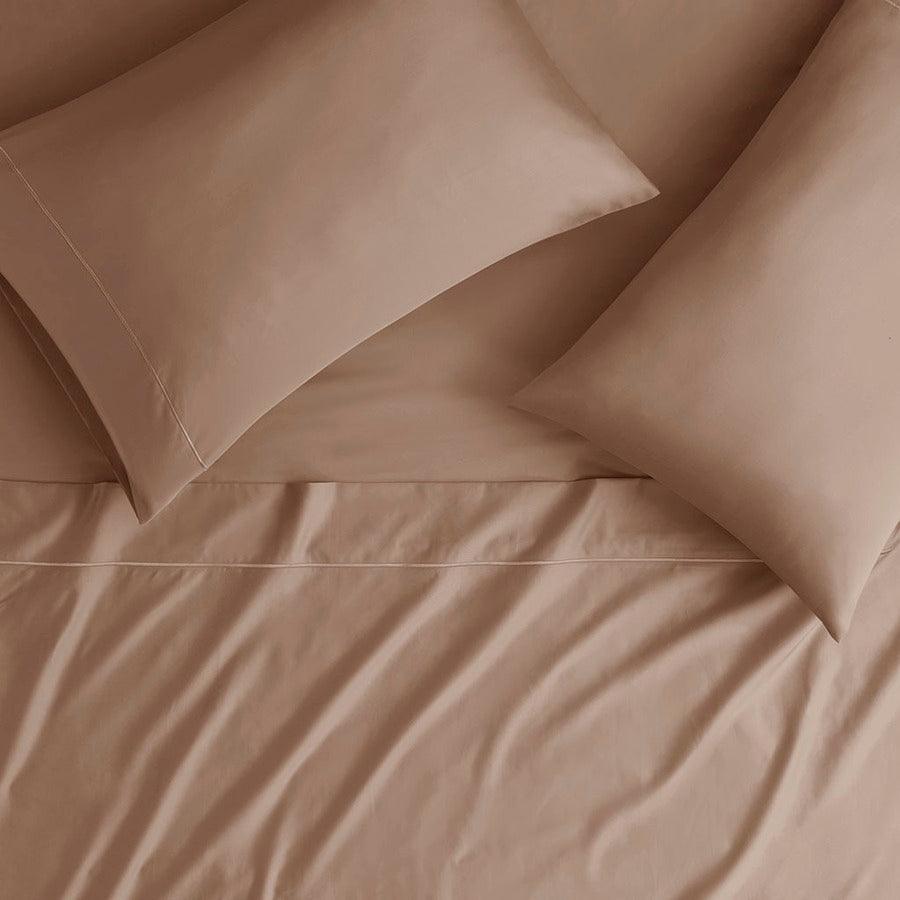 Olliix.com Sheets & Sheet Sets - Pima Cotton Sheet Set Rose Gold MP20-8003