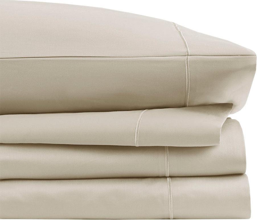 Olliix.com Sheets & Sheet Sets - Pima Cotton Sheet Set Sand MP20-7998