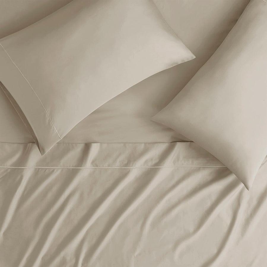 Olliix.com Sheets & Sheet Sets - Pima Cotton Sheet Set Sand MP20-7998