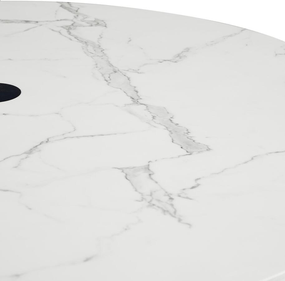 Tov Furniture Dining Tables - Piper White Round Dining Table