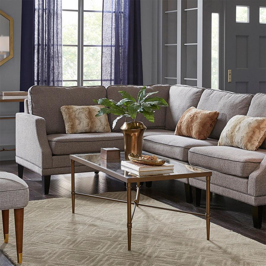Olliix.com Coffee Tables - Porter Rectangle Coffee Table Bronze