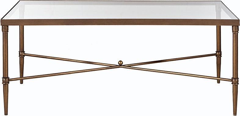 Olliix.com Coffee Tables - Porter Rectangle Coffee Table Bronze