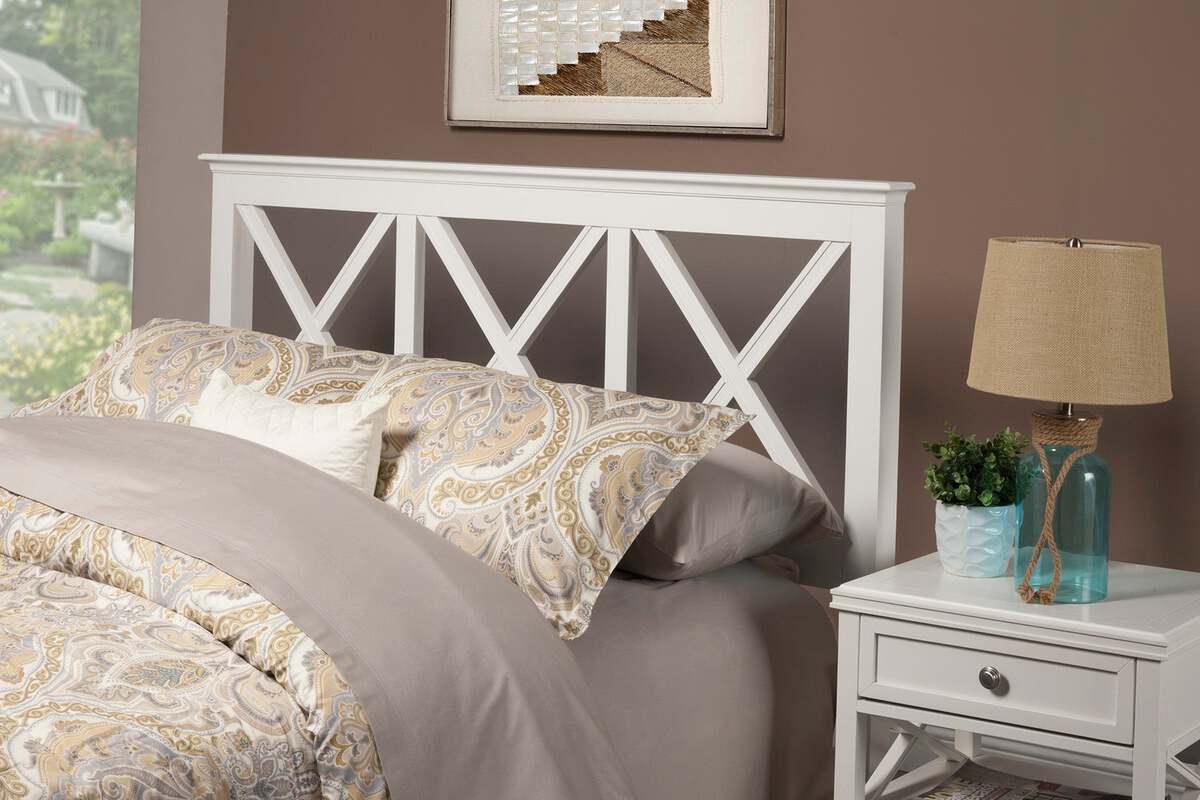 Alpine Furniture Headboards - Potter Full Size Bed Headboard Only, White
