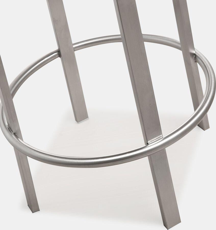Tov Furniture Barstools - Pratt Grey Swivel Counter Stool - Set of 2 Gray