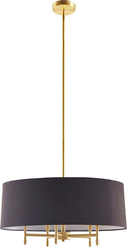 Olliix.com Ceiling Lights - Presidio Chandelier Gold & Black
