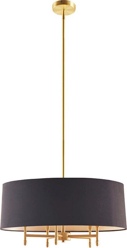 Olliix.com Ceiling Lights - Presidio Chandelier Gold & Black
