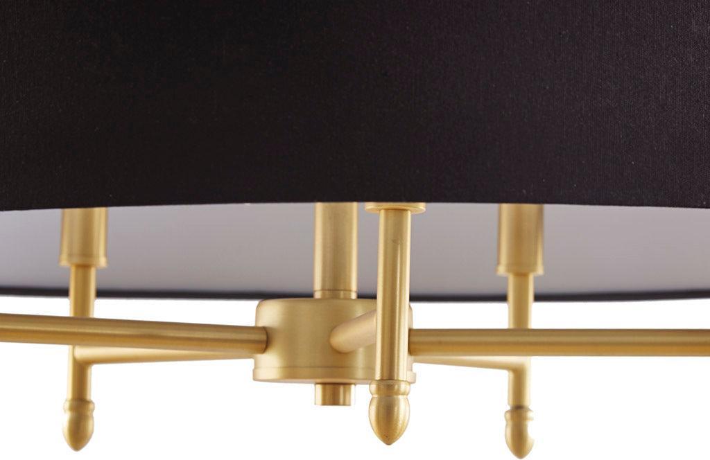 Olliix.com Ceiling Lights - Presidio Chandelier Gold & Black