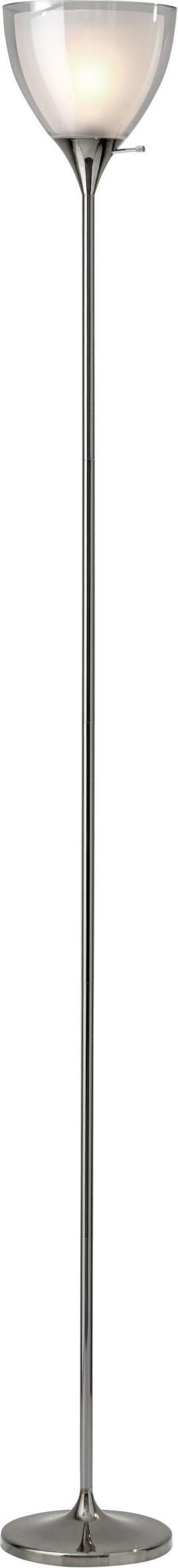 Adesso Floor Lamps - Presley Floor Lamp Polished Nickel