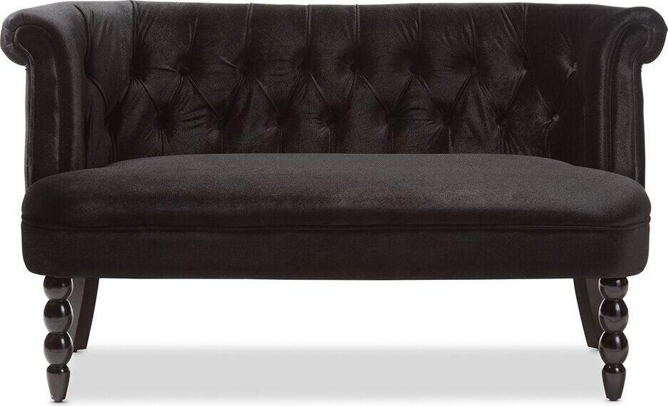 Wholesale Interiors Loveseats - Prinses Loveseat Black