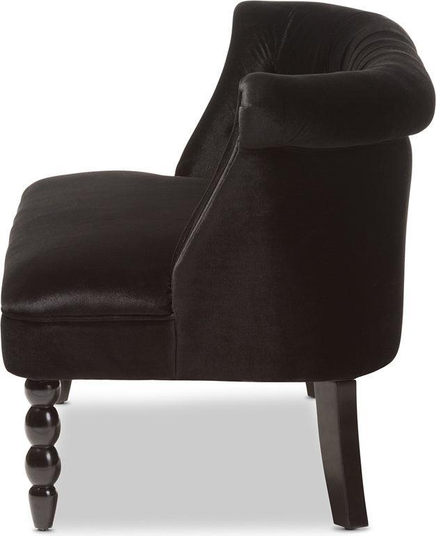 Wholesale Interiors Loveseats - Prinses Loveseat Black